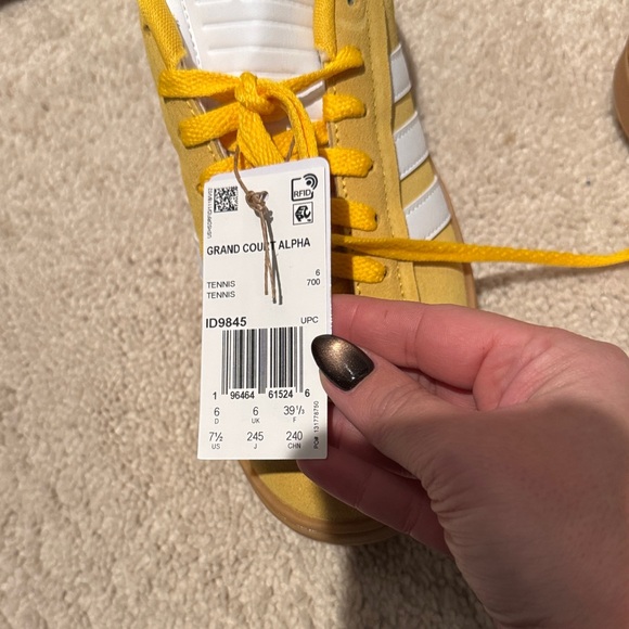 Brand New Adidas Bright Yellow Sneakers - Picture 3 of 5